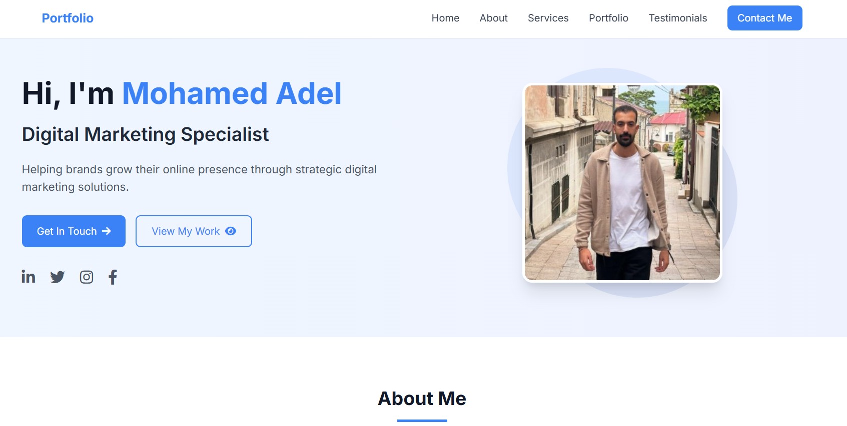 Personal Portfolio Website